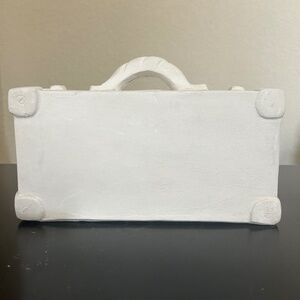 Ceramic- Bisque Suitcase Piggy Bank Ready-To-Paint. NWOT